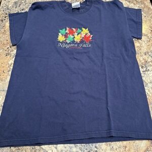 Vintage Canada Niagara Falls Gilden Heavyweight Embroidered Adult Sz Large